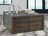 Kallenny Brown/Gray Square Cocktail Table (Online Special Price) - Ornate Home