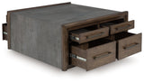 Kallenny Brown/Gray Square Cocktail Table (Online Special Price) - Ornate Home