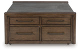 Kallenny Brown/Gray Square Cocktail Table (Online Special Price) - Ornate Home
