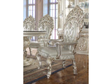 Kallista Silver Arm Chair  / HD-8088 - Ornate Home