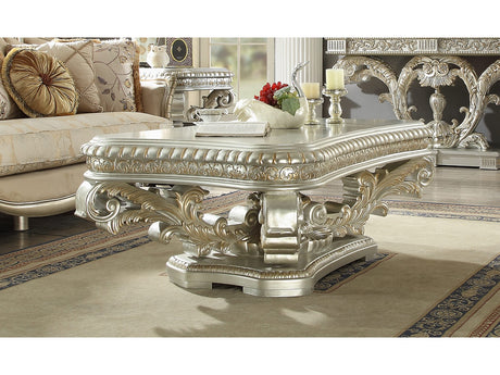 Kallista Silver Coffee Table  / HD-8088 - Ornate Home