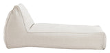 Kalm Beige Chaise Lounge - Ornate Home