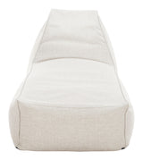 Kalm Beige Chaise Lounge - Ornate Home