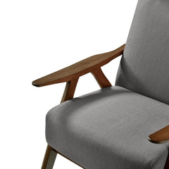 Kalmar Gray Accent Chair - Ornate Home
