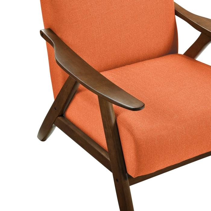Kalmar Orange Accent Chair - Ornate Home