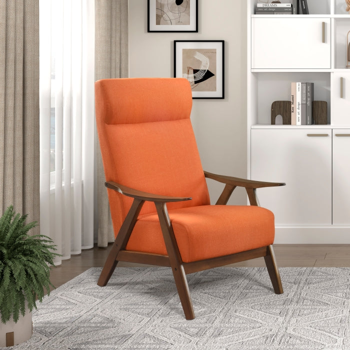 Kalmar Orange Accent Chair - Ornate Home