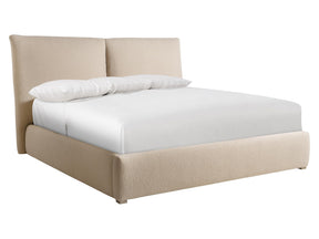 Kalo Beige Fabric Panel King Bed - Ornate Home