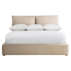 Kalo Beige Fabric Panel King Bed - Ornate Home