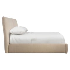 Kalo Beige Fabric Panel King Bed - Ornate Home