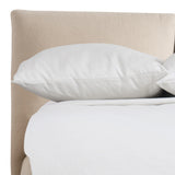 Kalo Beige Fabric Panel King Bed - Ornate Home