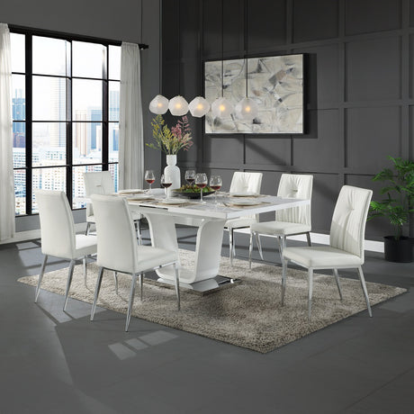 Kamaile White Dining Table - Ornate Home