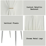 Kamaile White Side Chair (Set of 2) - Ornate Home