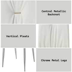 Kamaile White Side Chair (Set of 2) - Ornate Home