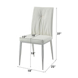 Kamaile White Side Chair (Set of 2) - Ornate Home