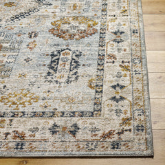Kamau Cream & Blue Area Rug - Clearance - Ornate Home