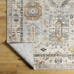 Kamau Cream & Blue Area Rug - Clearance - Ornate Home