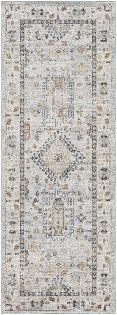 Kamau Cream & Blue Area Rug - Clearance - Ornate Home