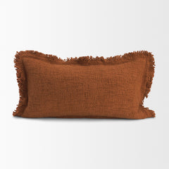 Kambal Copper Rust 14x26 Cotton Decorative Pillow Cover