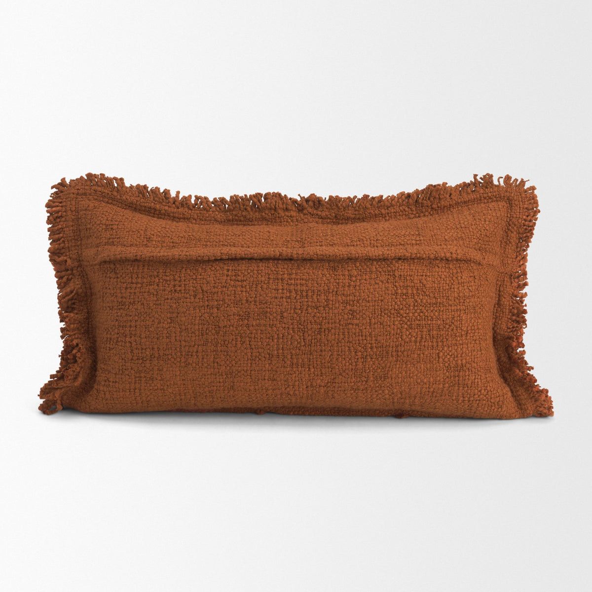 Kambal Copper Rust 14x26 Cotton Decorative Pillow Cover - Ornate Home