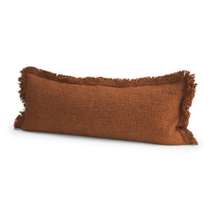 Kambal Copper Rust 14x36 Cotton Decorative Pillow Cover - Ornate Home