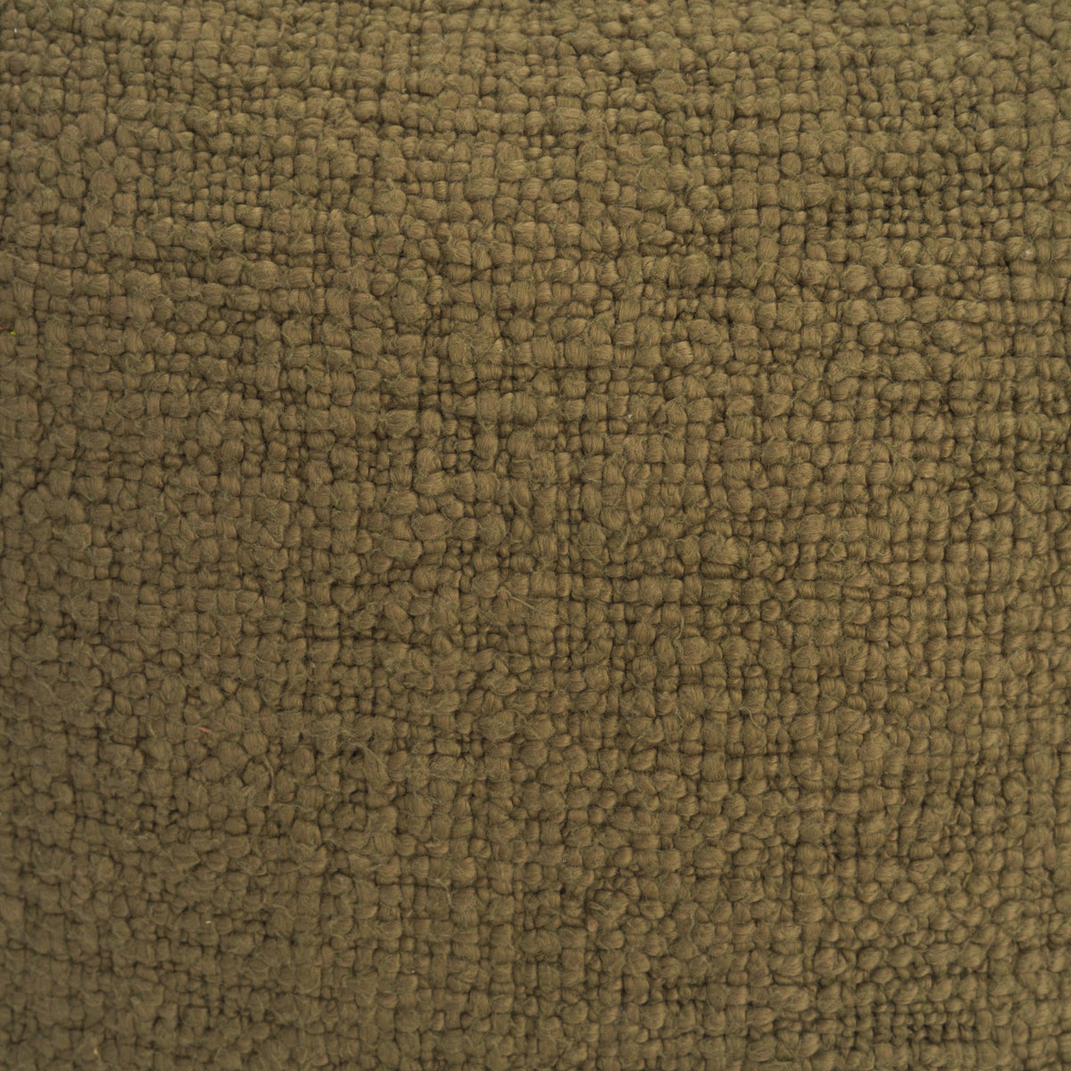 Kambal Dark Olive 13x21 Cotton Pillow Cover with Down Filler - Ornate Home