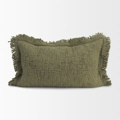 Kambal Evergreen 13x21 Cotton Pillow Cover with Down Filler - Ornate Home