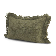 Kambal Evergreen 13x21 Cotton Pillow Cover with Non-Allergen Filler - Ornate Home