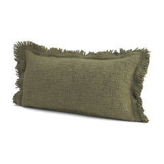 Kambal Evergreen 14x26 Cotton Decorative Pillow Cover - Ornate Home
