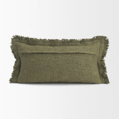 Kambal Evergreen 14x26 Cotton Pillow Cover with Down Filler - Ornate Home