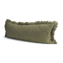 Kambal Evergreen 14x36 Cotton Pillow Cover with Down Filler - Ornate Home