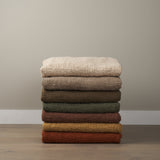 Kambal Light Beige Woven Cotton Throw Blanket - Ornate Home