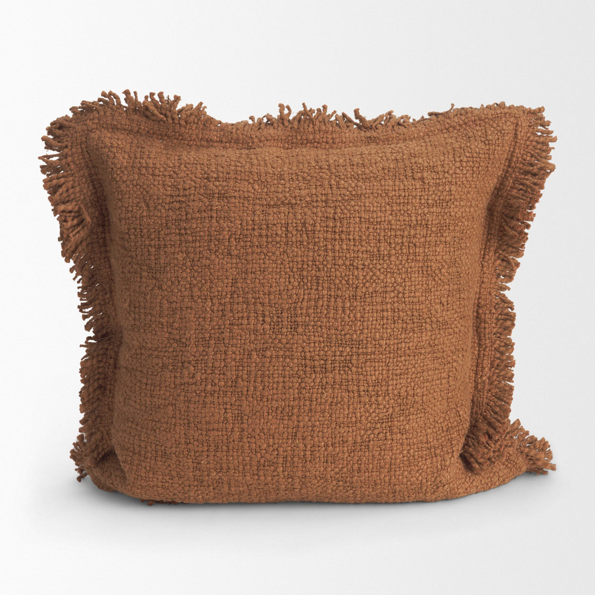 Kambal Mahogany 20x20 Cotton Decorative Pillow Cover - Ornate Home
