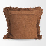 Kambal Mahogany 20x20 Cotton Decorative Pillow Cover - Ornate Home