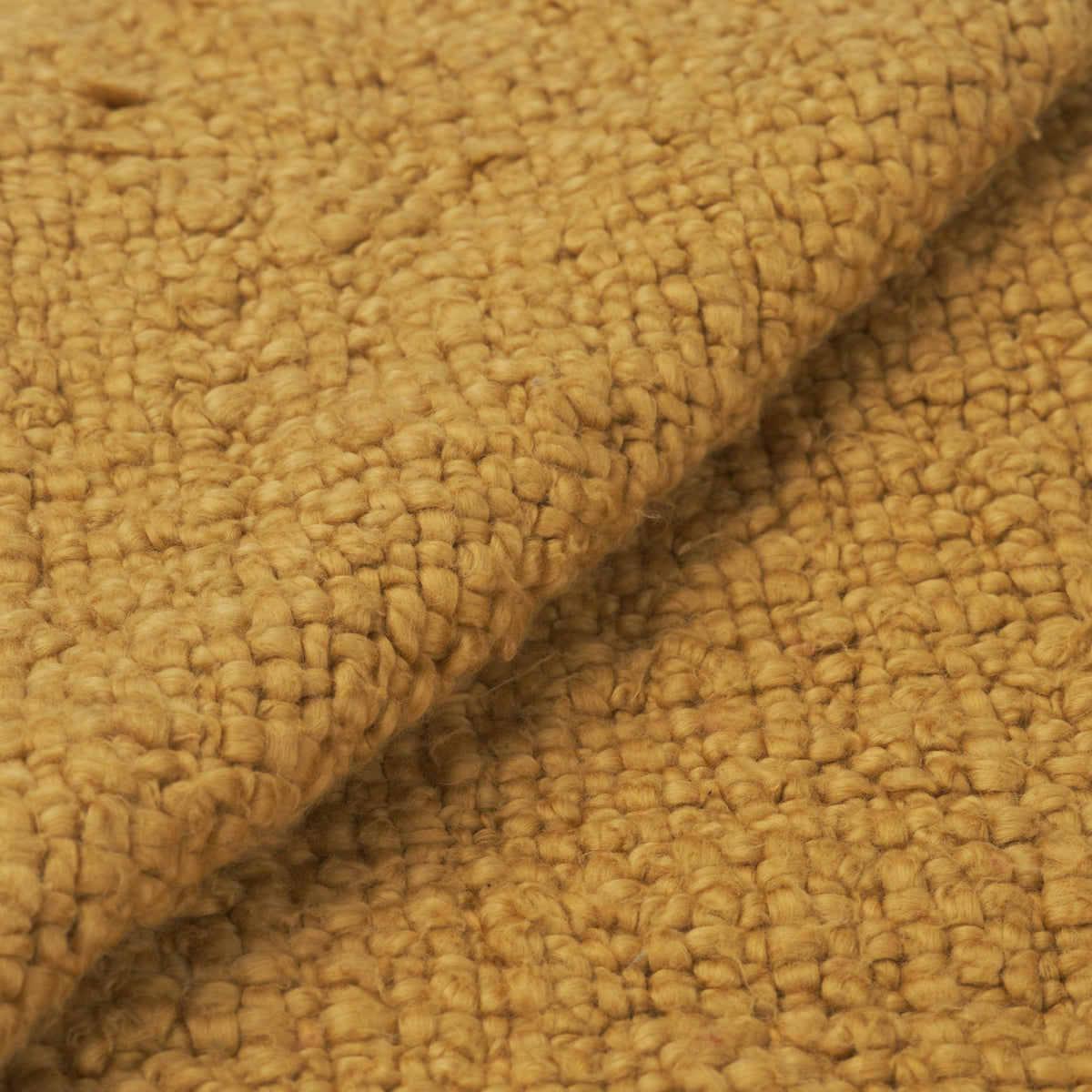 Kambal Mustard Woven Cotton Throw Blanket - Ornate Home