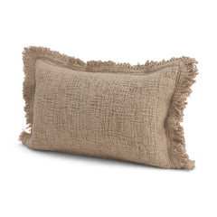 Kambal Sand 13x21 Cotton Pillow Cover with Down Filler - Ornate Home