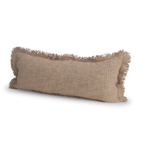 Kambal Sand 14x36 Cotton Pillow Cover with Down Filler - Ornate Home