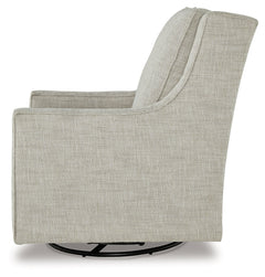 Kambria Fog Swivel Glider Accent Chair - Ornate Home