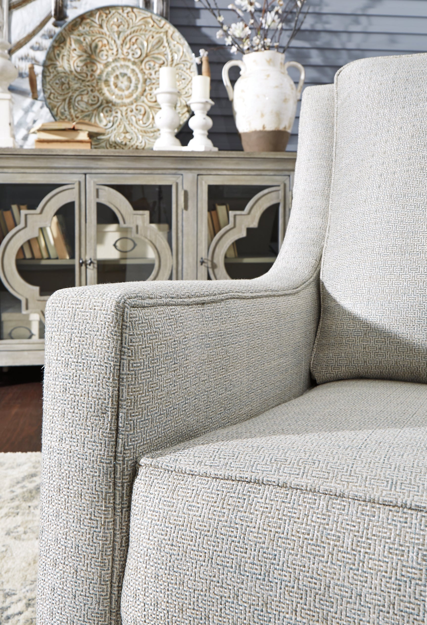 Kambria Swivel Accent Chair (Online Special Price) - Ornate Home