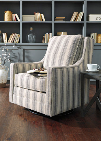 Kambria Swivel Accent Chair (Online Special Price) - Ornate Home