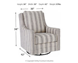 Kambria Swivel Accent Chair (Online Special Price) - Ornate Home