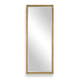 Kampar Gold/Woodtone Full Length Rattan Tall Mirror - Ornate Home