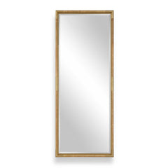 Kampar Gold/Woodtone Full Length Rattan Tall Mirror - Ornate Home