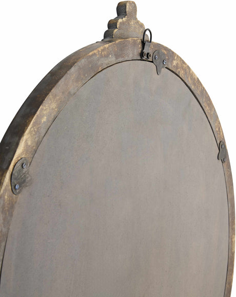 Kandersteg Dark Red Accent Mirror - Ornate Home