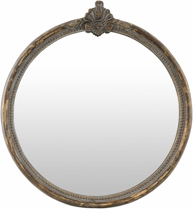 Kandersteg Dark Red Accent Mirror - Ornate Home