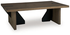 Kandinew Light Brown Coffee Table - Ornate Home