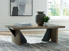 Kandinew Light Brown Coffee Table - Ornate Home