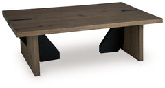 Kandinew Light Brown Coffee Table - Ornate Home