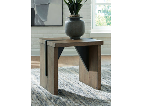 Kandinew Light Brown End Table (Online Special Price) - Ornate Home