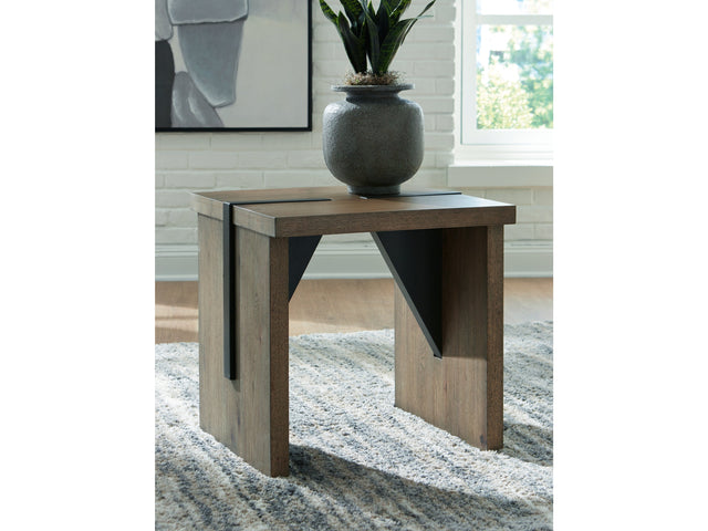 Kandinew Light Brown End Table (Online Special Price) - Ornate Home