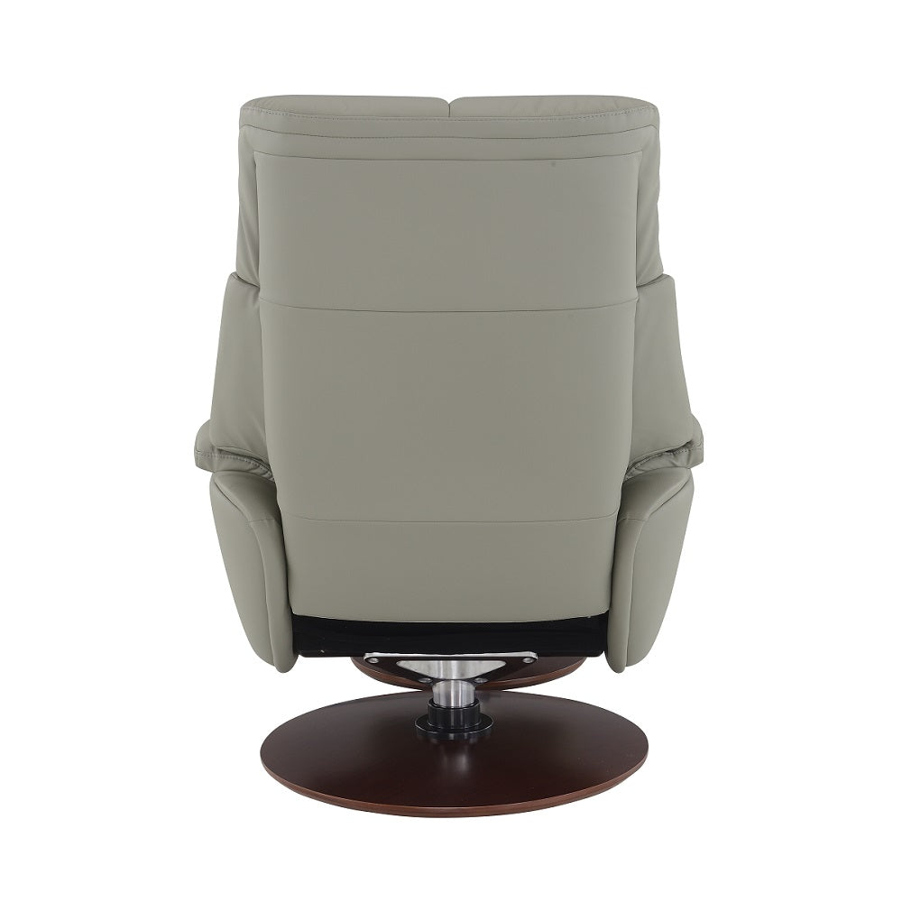 Kandoro Gray Motıon Accent Chair W/Swivel & Ottoman - Ornate Home